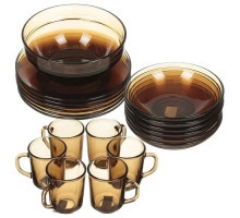 Столовый сервиз Glass Ink Basilico, 6 персон, 19 предм