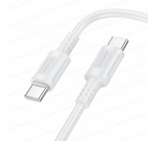 Кабель Type-C - Type-C Borofone BX111 белый, 1м