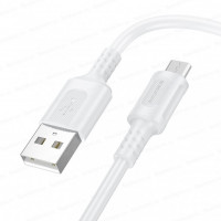 Кабель USB - microUSB Borofone BX111 белый, 1м