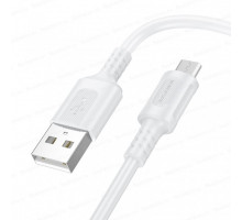 Кабель USB - microUSB Borofone BX111 белый, 1м