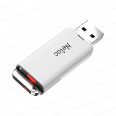 USB накопитель Netac U185 8GB USB2.0, белый