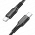 Кабель Type-C - Type-C Borofone BX80 Succeed чёрный, 1м