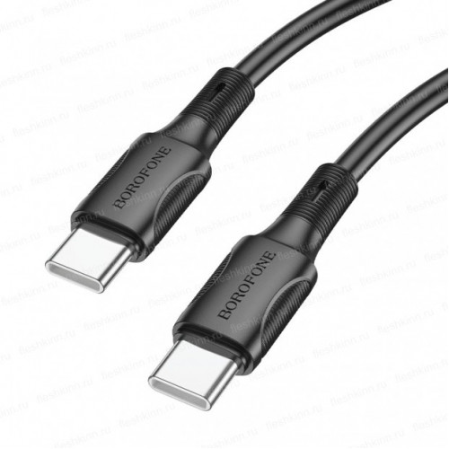 Кабель Type-C - Type-C Borofone BX80 Succeed чёрный, 1м