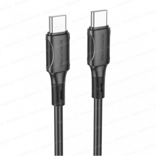 Кабель Type-C - Type-C Borofone BX80 Succeed чёрный, 1м