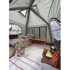 Надувная палатка дом палатка туристическая 4-5 местная 240*240*170cm