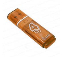 USB накопитель SmartBuy Glossy 4GB USB2.0, оранжевый