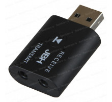 Bluetooth адаптер JBH BT-10 USB A(M) - 2xJack3.5mm(F)