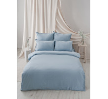 Вареный хлопок КПБ 1,5 сп. MOYЁ HOME Light blue