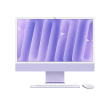 Моноблок Apple iMac 24 Retina 4,5K (M4, 10C CPU/10C GPU, 2024), 16 Гб, 512 Гб SSD, фиолетовый (MWV73)