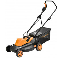 Газонокосилка CARVER LME-1437 эл. 1400Вт ширина 37см рег.высоты травосборник 35л