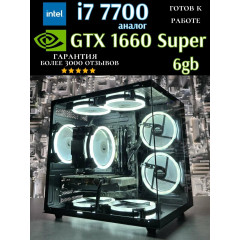 Игровой ПК Bunker GTX 1660 Super i7 7700 16 gb ssd m2 512 Gb