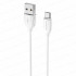 Кабель USB - microUSB Borofone BX19 Benefit белый, 1м