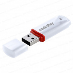 USB накопитель SmartBuy Crown 8GB USB2.0, НГ Змея, белый