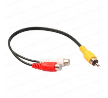 Адаптер 2xRCA(F) - RCA(M) Alencom 29-010, 0.2м