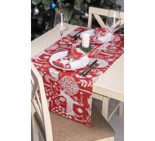 Дорожка на стол из рогожки 145x45 Happy Fox Home