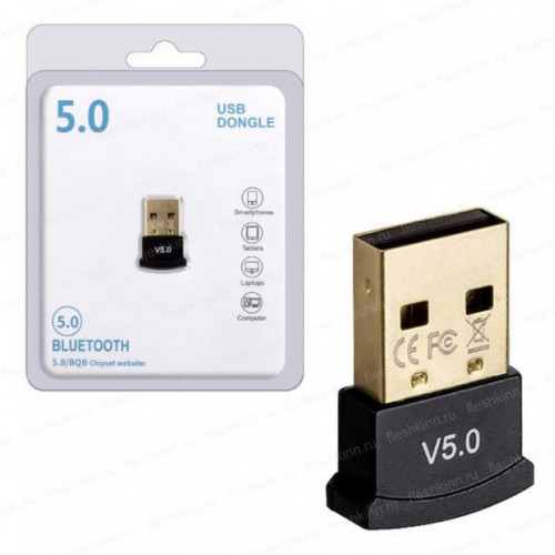 Bluetooth USB адаптер JBH BT-07, чёрный, BT5.0