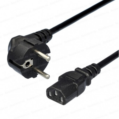 Кабель питания CEE 7/7 EF - IEC C13 GoPower 00-00027328, 3м