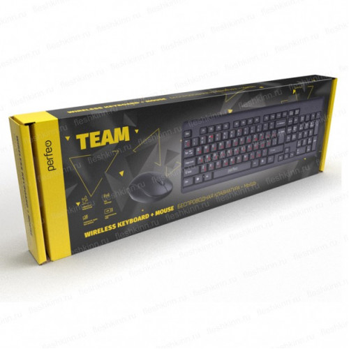 Комплект беспроводной клавиатура + мышь Perfeo Team PF_A4785 (USB)