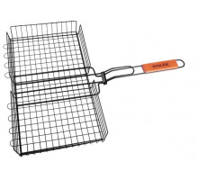 Решетка-гриль Diolex DX-G1105-B глубокая 45x25cm (cталь с антипригарным покрытием)