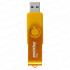 USB накопитель SmartBuy Twist 8GB USB2.0, жёлтый
