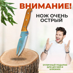 Нож шашлычный для барбекю, сталь